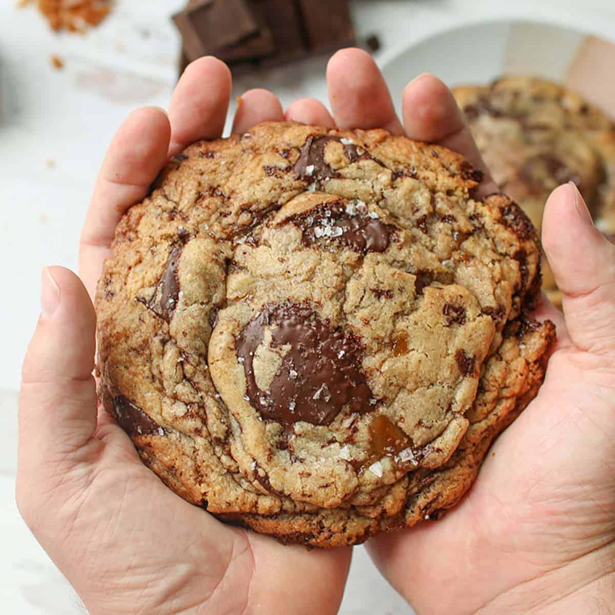 Salted Caramel & White Chocolate Cookies — Geeky Bakehouse - Super Recipes.  Super Delicious.