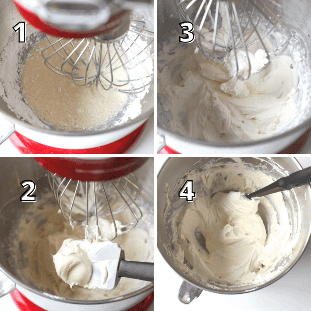 Mascarpone Whipped Cream Step by Step Process Photos