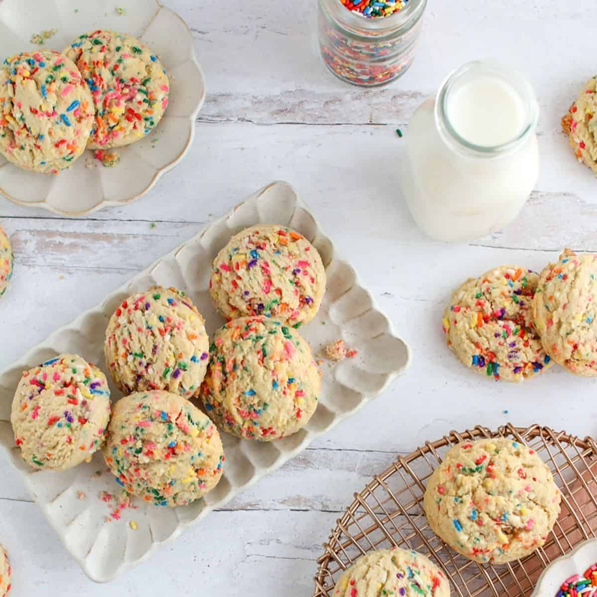 High Altitude Funfetti Sugar Cookies - Make With Mara